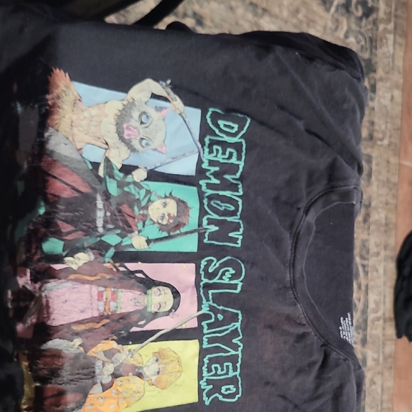 Other - Demon Slayer Kids Graphic T-Shirt - Black